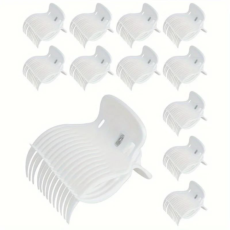 Professional Salon Hair Clips, Durable Plastic Hair Curlers for Styling - Heat-Resistant Hair Accessories with Non-Slip Grip