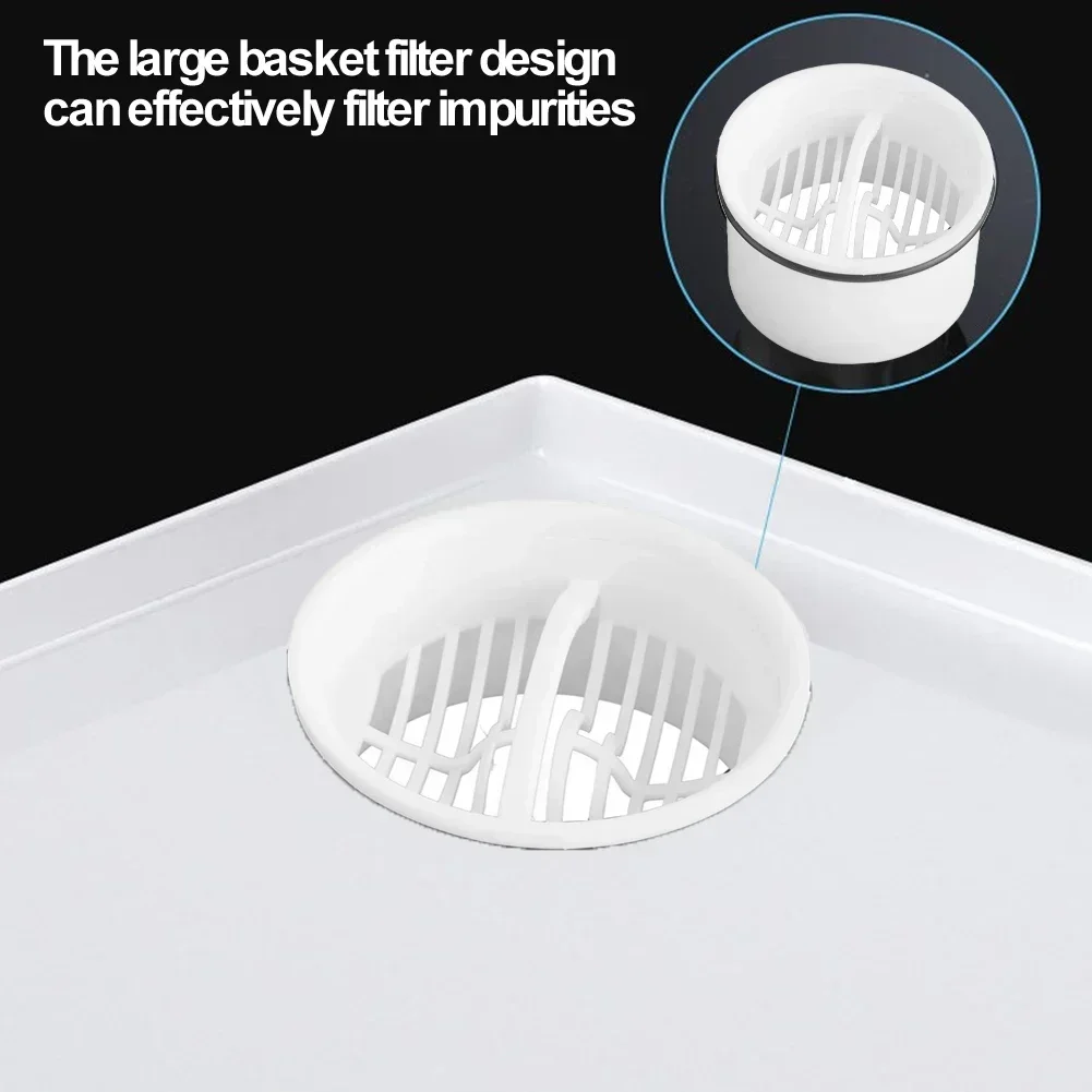 Replacement Shower Drain Tube Hair Filter Basket for 6960, 6963, 6961, 6962 Bathroon Metal Sink Strainer Floor Drain sink filter sink strainer floor drain filter shower drain cover shower drain filter