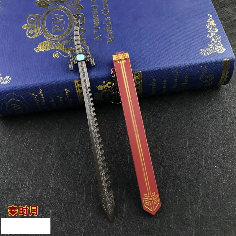 22CM Metal Letter Opener Chinese Qin Dynasty Ancient Weapon Model Creative Paper Cutter Alloy Weapon Pendant Desk Decor apex hot legends octane heirloom game alloy balosong 22cm signing pen alloy butterfly knife alloy sworld weapon model gift