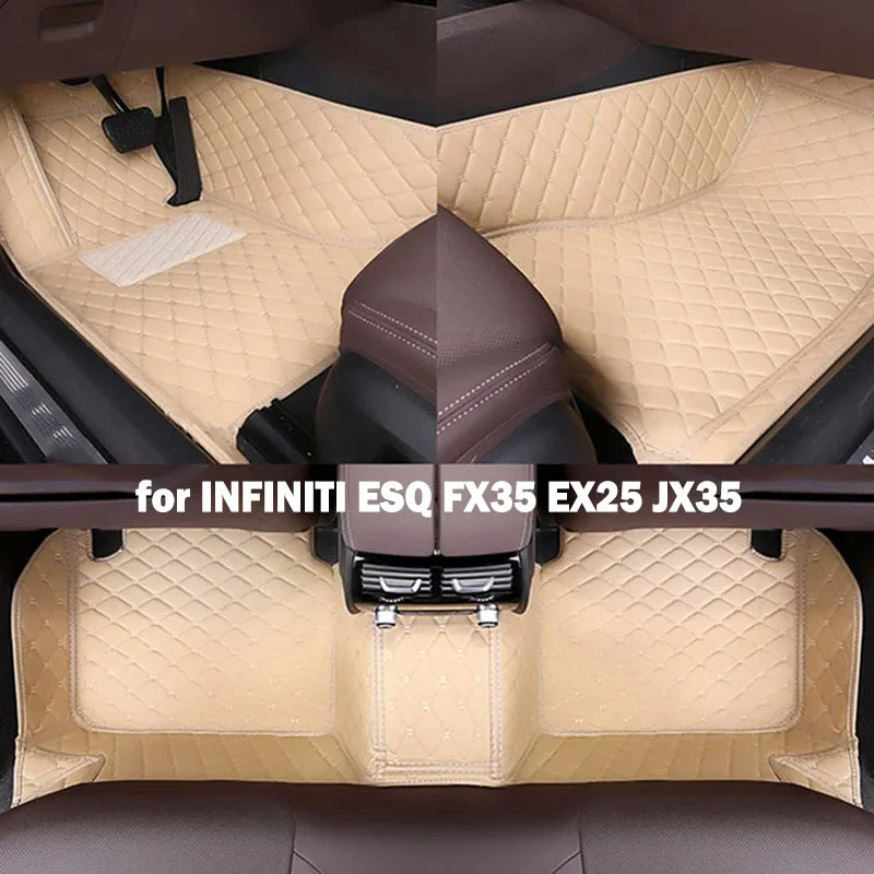 

Высококачественные кожаные автомобильные коврики CRLCRT для INFINITI ESQ FX35 EX25 JX35 G25 G35 G Coupe M25 M35 M45, автозапчасти
