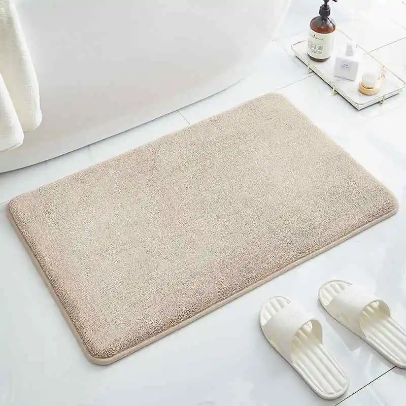 

2023 kitchen bathroom entrance, soft and non slip bathroom floor grey