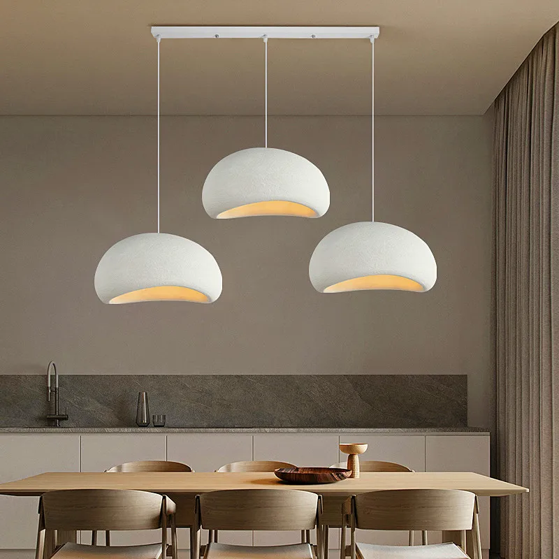 

Nordic Wabi Sabi E27 Chandelier Dining Room LED Pendant Lights Lustre Bar Suspend Lamp Home Decor Loft Hanging Lighting Fixtures