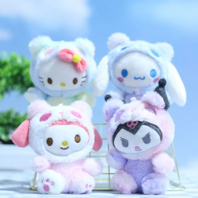 

Kawaii Sanrio Anime Hello Kitty Plush Toy Kuromi Cute Cartoon My Melody Fashions Cinnamoroll Mori Bunny Christmas Present