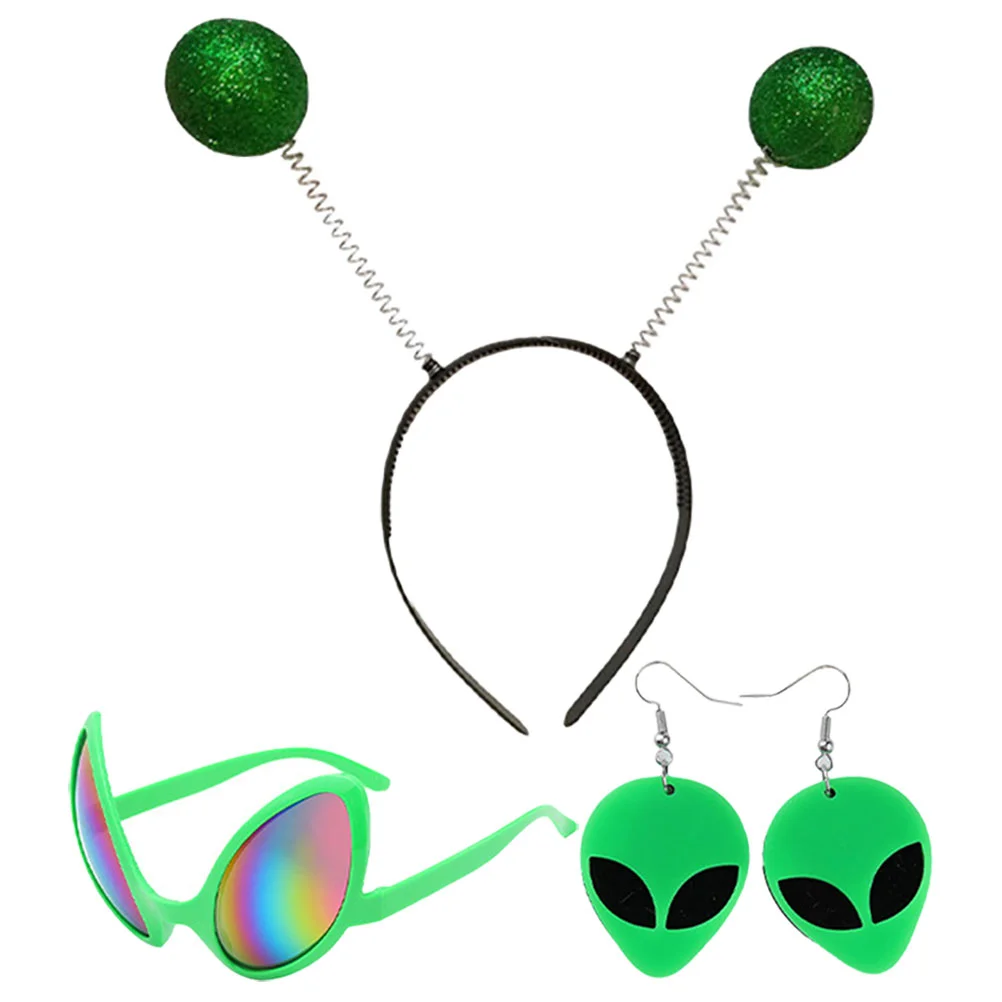 

Alien Headband Decor Glasses Hair Tie Headbands Eyeglasses Decorative Decorate Festival Fashion Headdress