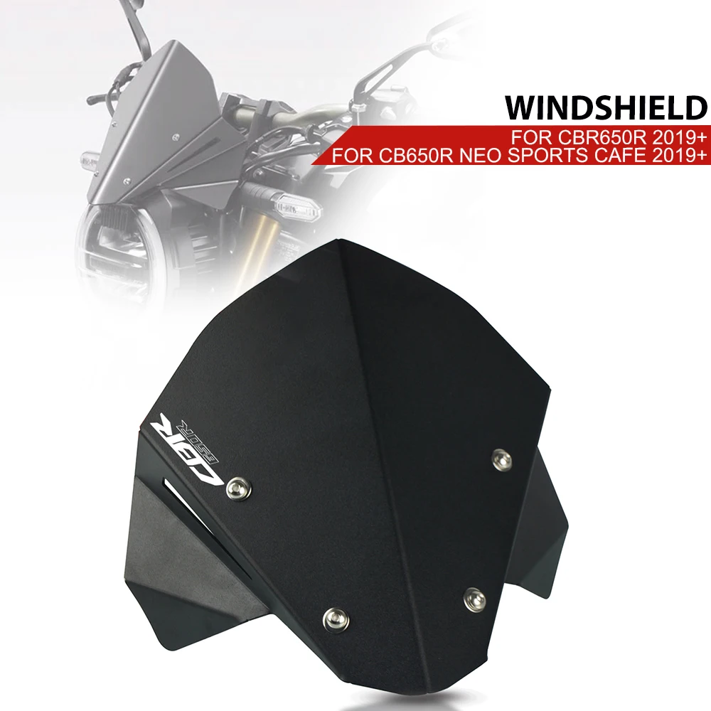 

CBR650R CB650R Motorcycle Windshield Spoiler Windscreen Visor Deflector For Honda CB CBR 650R 2019 2020 2021 CB650 CBR650 R