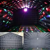 7x5m Disco Light N Fog Machine Black Cube Blow Up Bar Tent Inflatable Nightclub Portable Inflatable Party Tent Free Air Shipping 5