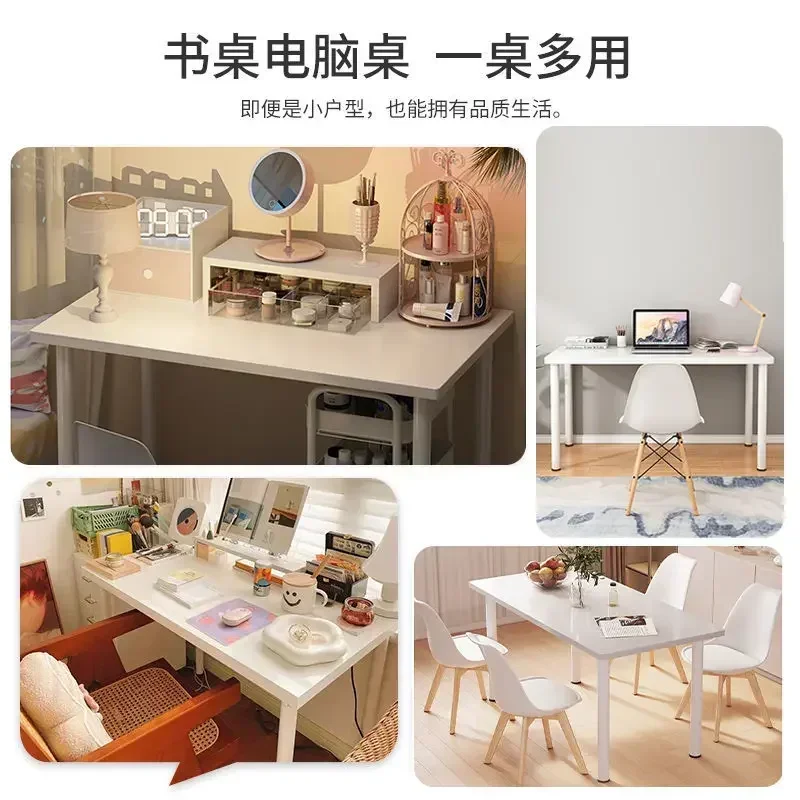 Home Desk Computer Desk Bedroom Makeup Table Rental Student Study Against Wall Simple