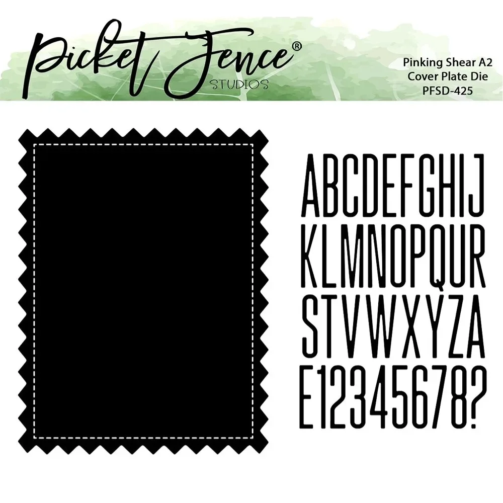 

Pinking ножницы A2 крышка пластина металлическая резка Штамповка Скрапбукинг сделай сам украшение ремесло тиснение трафарет