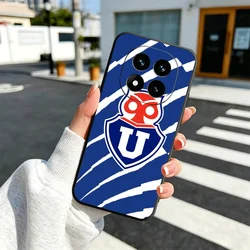 Chile University Logo Soft Phone Case - Black Protective Cover for Redmi Note15ProPlus (KHTY00119A)