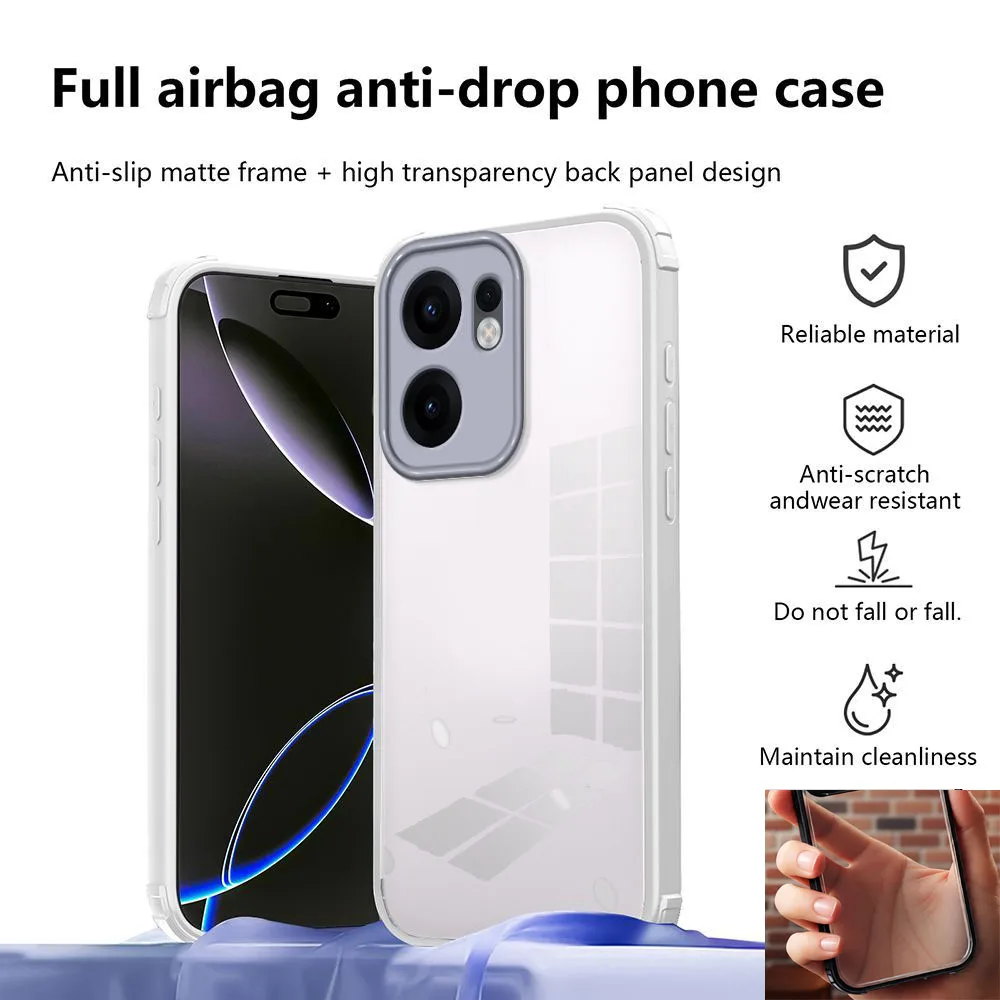 Anti-Drop Shockproof Hard Acrylic Back Phone Case