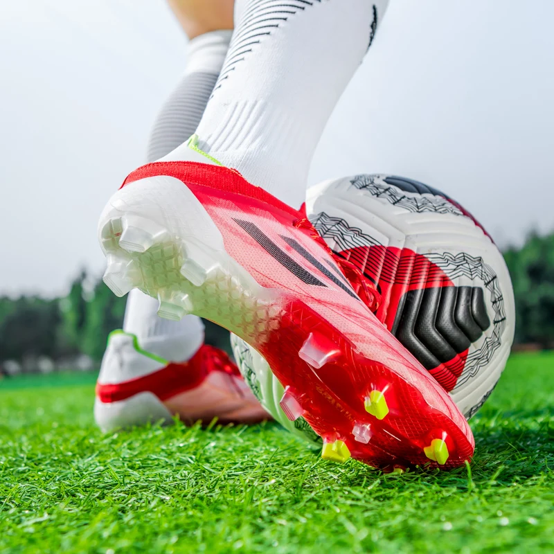 2060 High Quality Ultralight Mens Soccer Shoes Non-Slip Turf Soccer Cleats for Kids TF/FG Training Football Boots Chuteira Campo