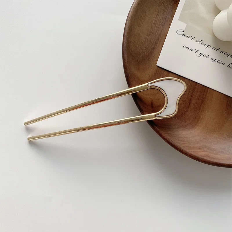 Simple U Shape Hair Clips Pins for Women Girls Hair Sticks Bride Styling Accessories Gold Color Metal Hairpins Barrettes hair accessory hair stick hair clip jewelry accessories