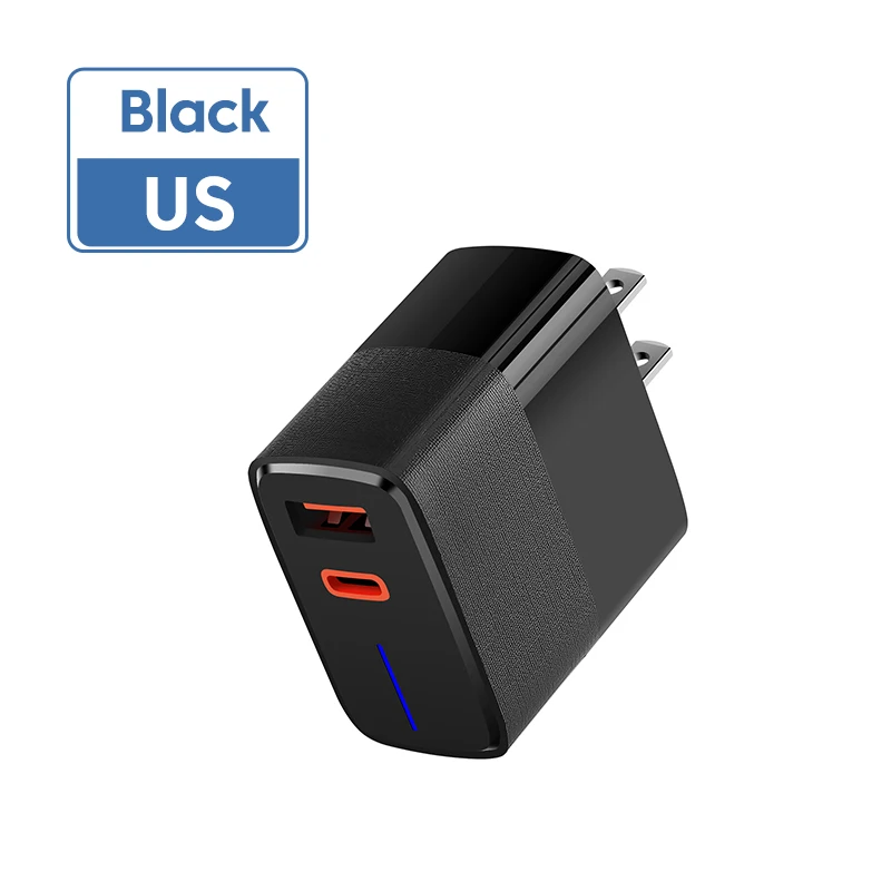 100W USB Charger Fast Charging 2 Ports PD QC3.0 Type C Charger Quick Charge 3.0 Phone Charger Adapter For iPhone Samsung Huawei