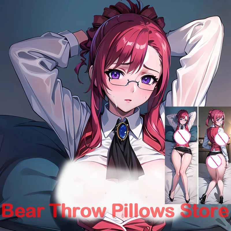 

Подушка для тела Dakimakura Аниме Kazami Mizuho с большой грудью двусторонняя с принтом в натуральную величину