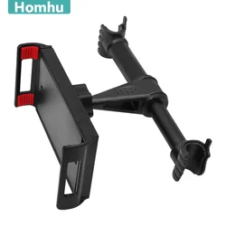 Universal Car Back Seat Headrest Tablet Mount Holder (Black)