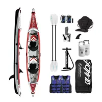 Spatium 2-3 Persons Inflatable Kayak Canoe High Strength DropStitch Floor Inflatable Kayak For Fishing 1