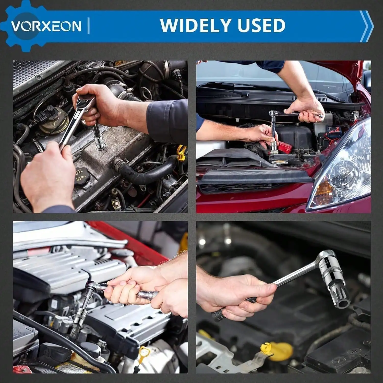 XZN Triple Square Spline Bit Socket Set Image 6