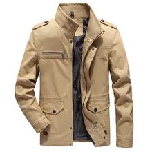  2023 New Spring Autumn Men's Jackets Male Outerwear High Quality Pure Cotton Casual Jacket Coat Men Clothing Male Trench Coat 