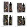 Hair Color Dye Shampoo Gray White Cover Natural Fast Dye Repair Dry Damaged Cleaning Nourishing Roots Restore Black Hair Shampoo 2