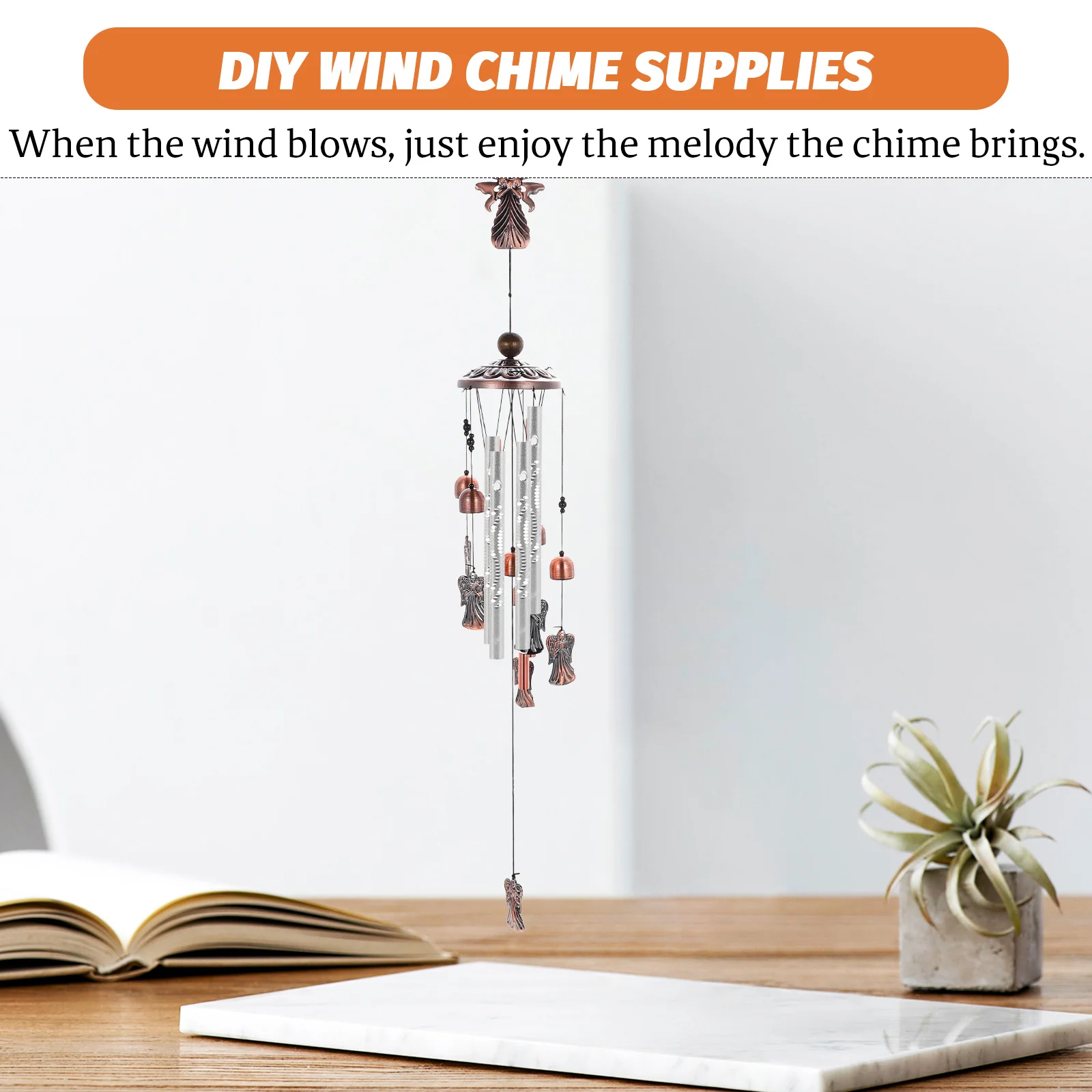 50 Pcs Wind Chime Tube Wind Chime Tube Metal Pipe Kids Plaything Wind Chime Accessories Hanging Decor Home Decor Supplies 2