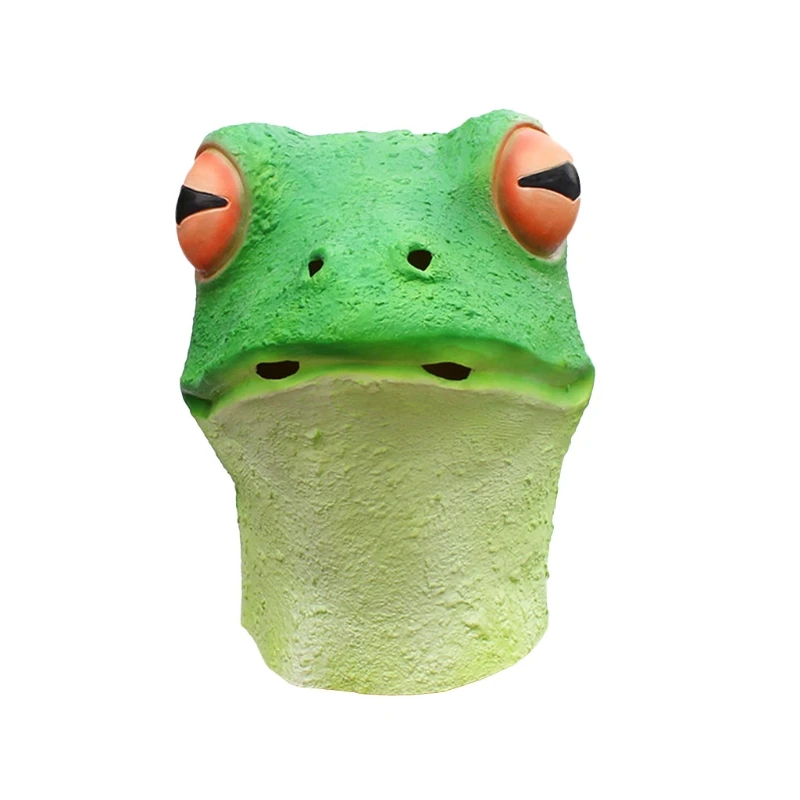

Animal for Head Masks Party Story Halloween for Frog Mask Party Props Decor for