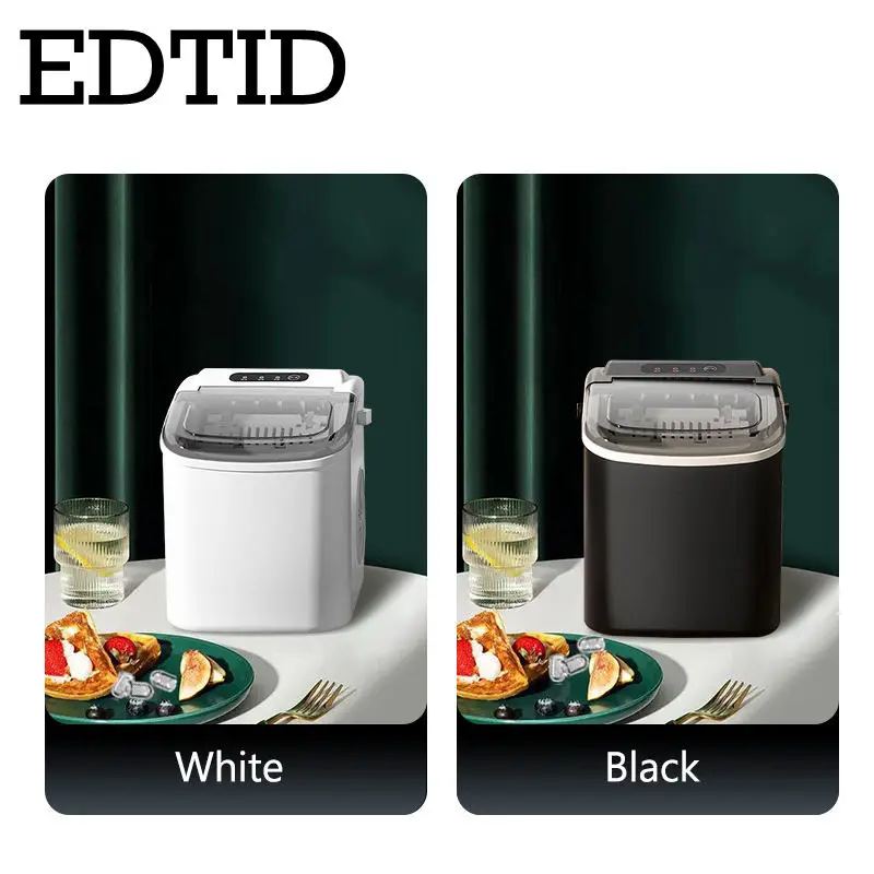 15KG/24H Electric Bullet Round Ice Making Machine Commercial Portable Cylindrical Ice Maker Automatic cleaning For Milk Tea Shop 2