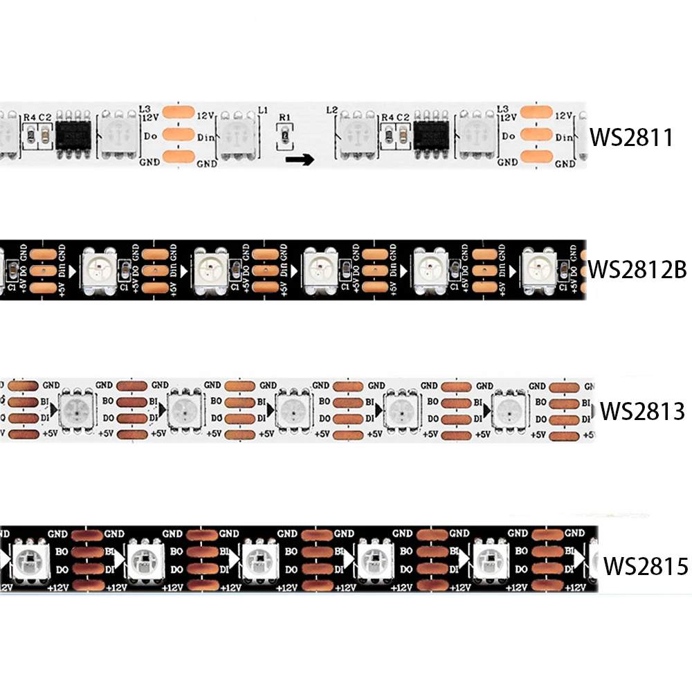 WS2812B-WS2811-WS2813-WS2815-RGB-LED-Strip-WS2812-Individually ...