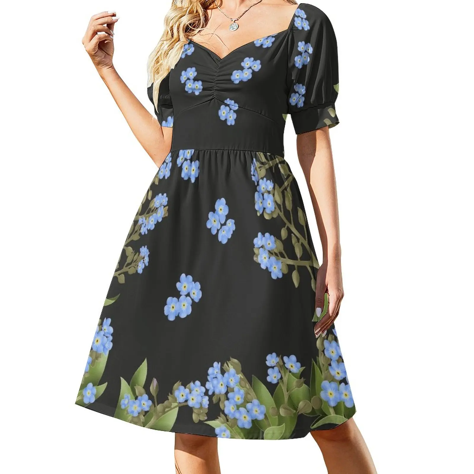 

Forget-Me-Not Dress ladies dresses for women 2023 Female clothing summer dress daily