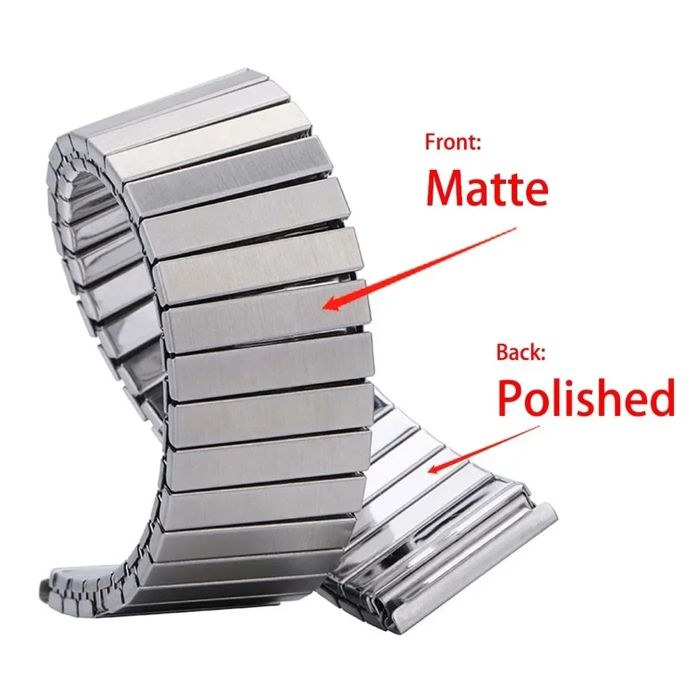 Stainless Steel Elastic Strap - No Gaps Quick Fit Bracelet