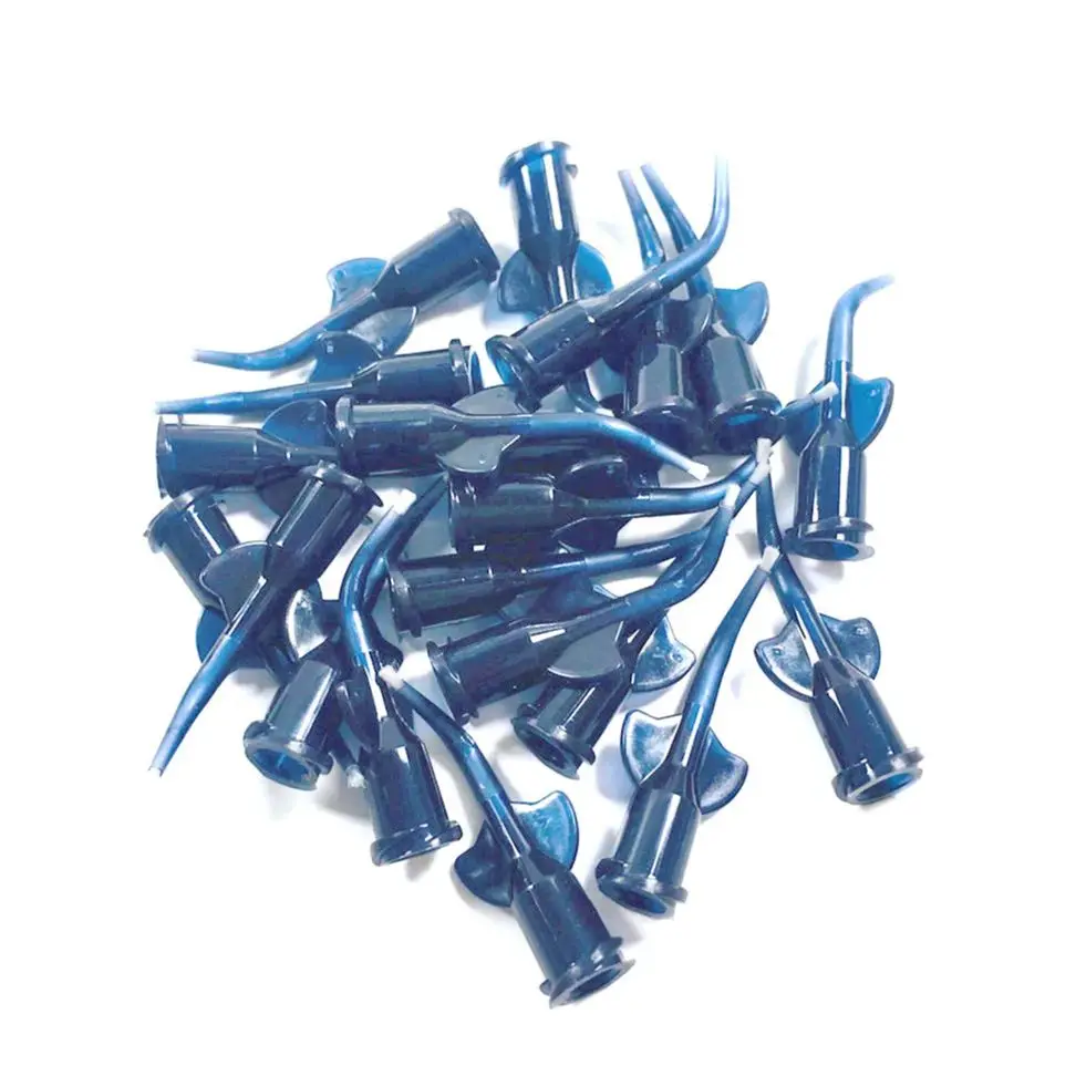 

200pcs Dental Disposable Syringe Needle Tip Brush Tips Dental Teeth Whitening Delivery Liner Appliator Infusor Endo