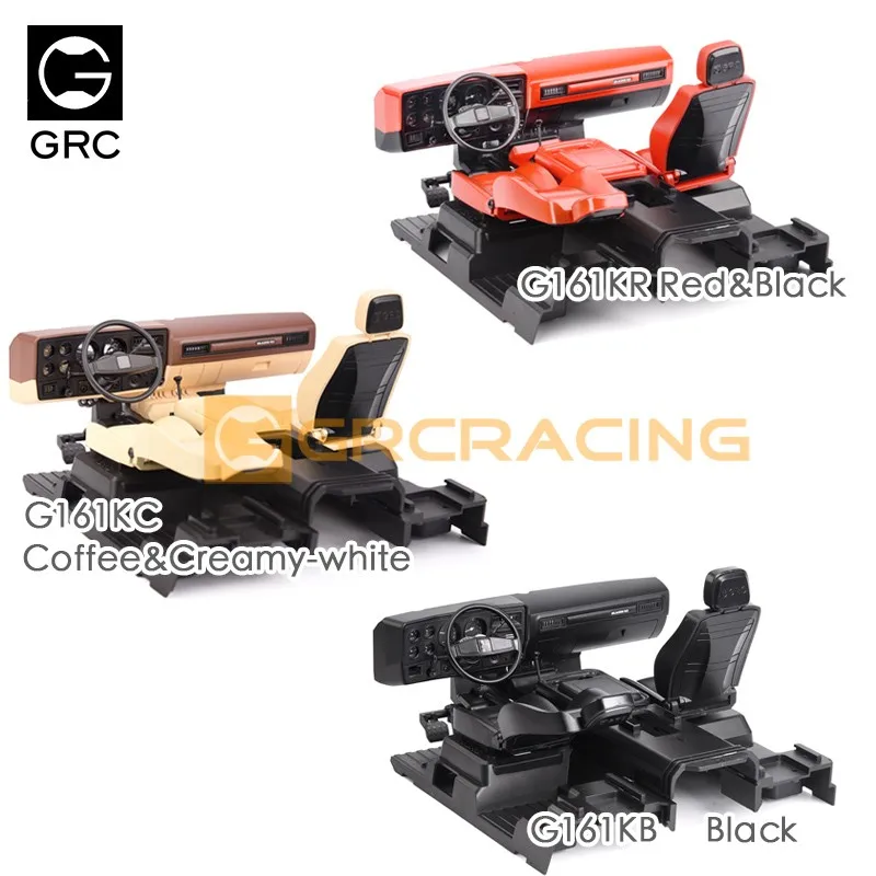 Grc-1/10 Rc 자동차 트랙스 Trx4 K5 블레이저 인테리어 파이오니어 1979 시뮬레이션 센터 콘솔 시트 개조 부품, rc카 트랙스 Trx4 K5 블레이저