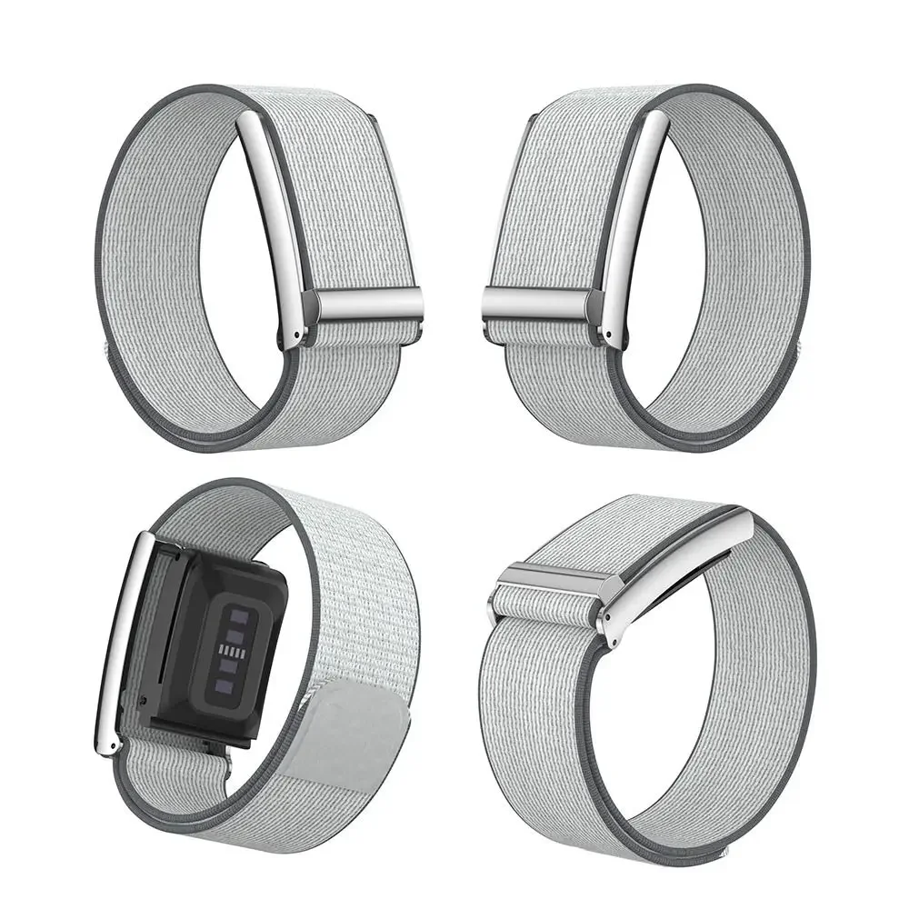 Adjustable Full-Coverage Nylon Strap with Leather Fastening - Water-Resistant Durable Armband Wristband