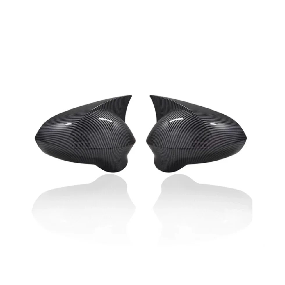 Copertura Specchietto Retrovisore Per Seat Ibiza 2008-2017: Bianco Lucido, Protezione ABS Sinistro/destro