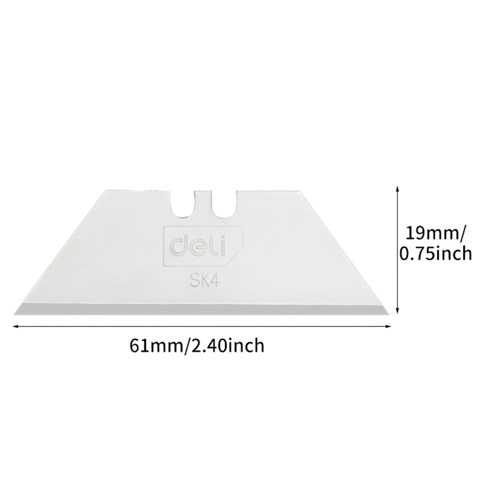 Deli 10pcs Utility Knife Blades SK4 Steel