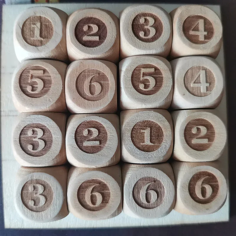 game dice dice set 10pcs Wooden Dice 6 Side Sculpture Digital Dice Club/Party/Family DIY Games Accessories 20mm