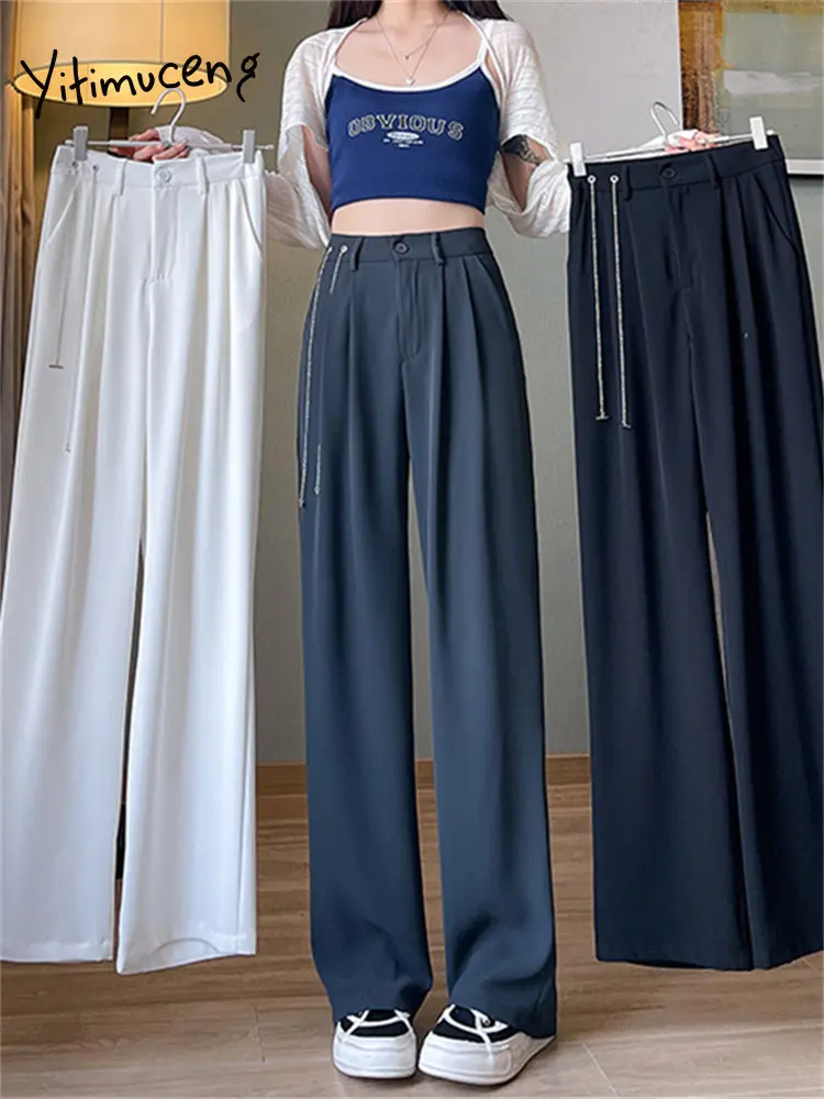 🔥🔥HEIßER SALE 50% RABATT🔥🔥MODISCHE, PLISSIERTE HOSE MIT WEITEM BEIN