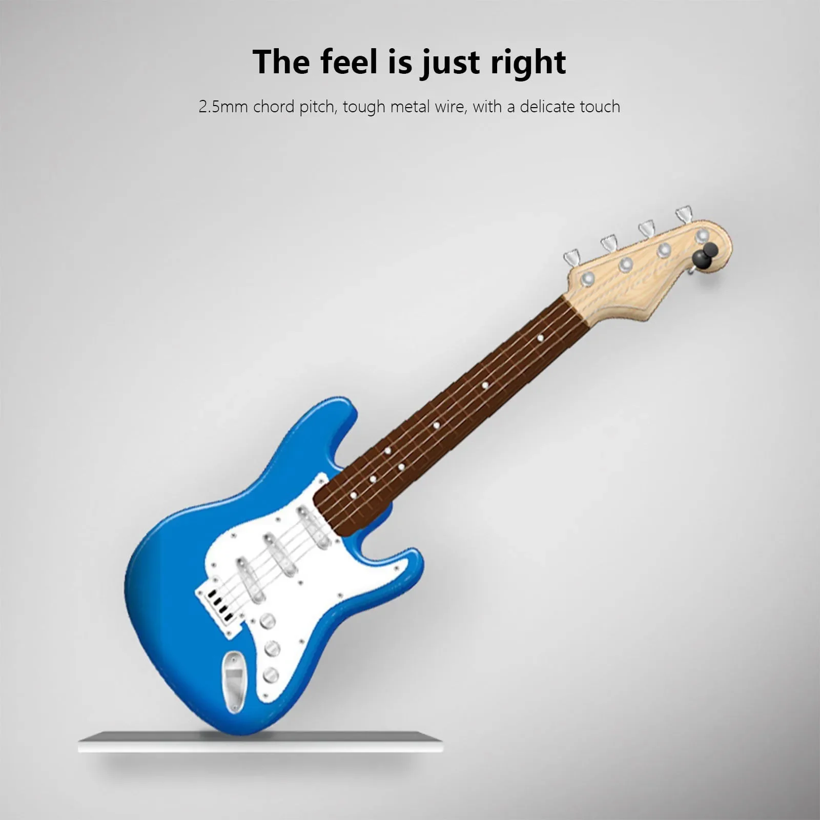 17 Inch Kids Electric Guitar Toy with 4 Strings & LED Lights-Rechargeable Musical Instrument for Camping Parties,Kids Gift music toys,musical instrument