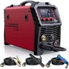 200Amp 6-in-1 Welder Gasless Flux MIG Stick TIG Spot welding Spool Gun Aluminum Multi Process Easy to Use LED Display High 1