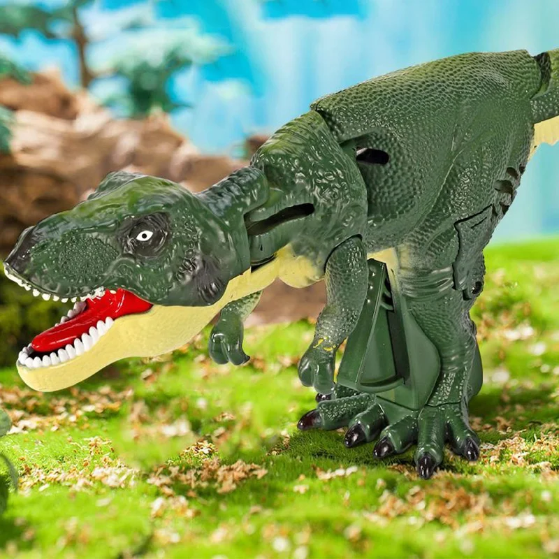 Dinosaur Toy with Sound Light Hand-operated 1
