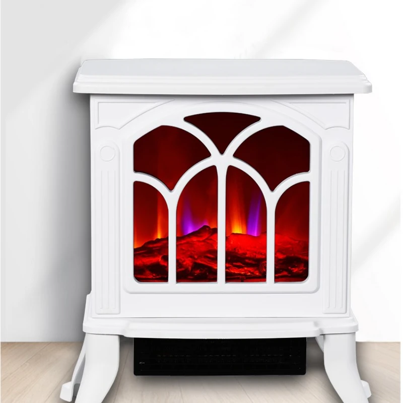 Simulated Flame Electric Heater Fireplace Household Air Heater Small Air  Heater 1500W