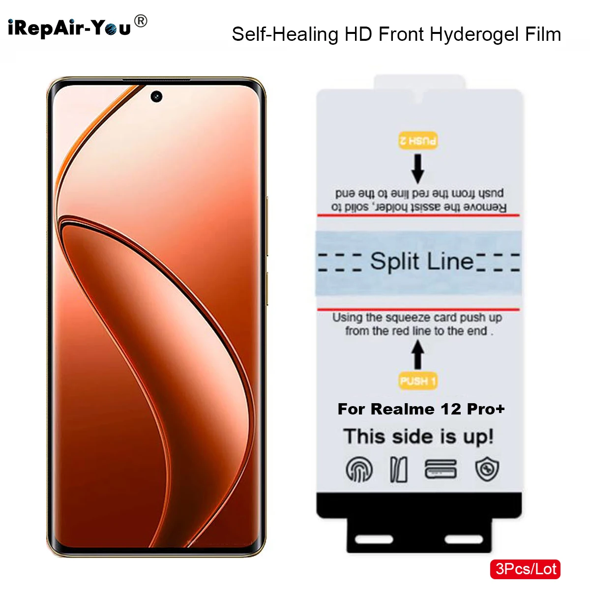 3-Pack Front Hydrogel Film Screen Protector