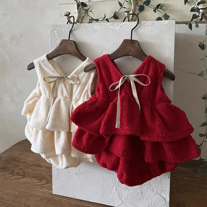 Winter Baby Girls Cotton Bodysuit Dress