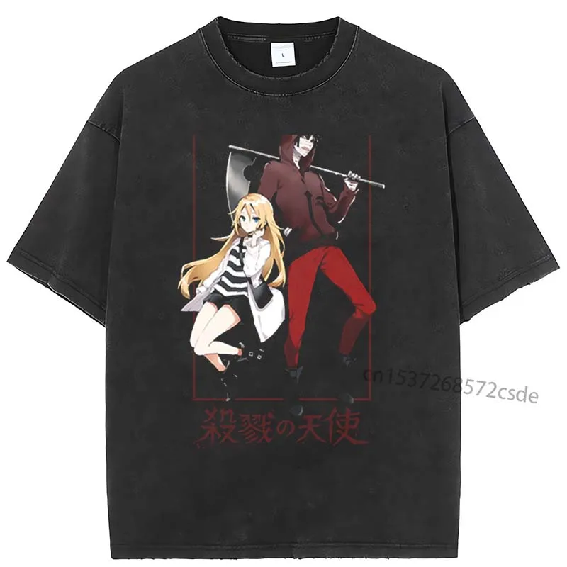 

Satsuriku no Tenshi 2023 Men Women T-Shirt Anime T Shirt Harajuku Funny Print T-Shirt Clothes Hip Hop Tops Tees Summer Tops