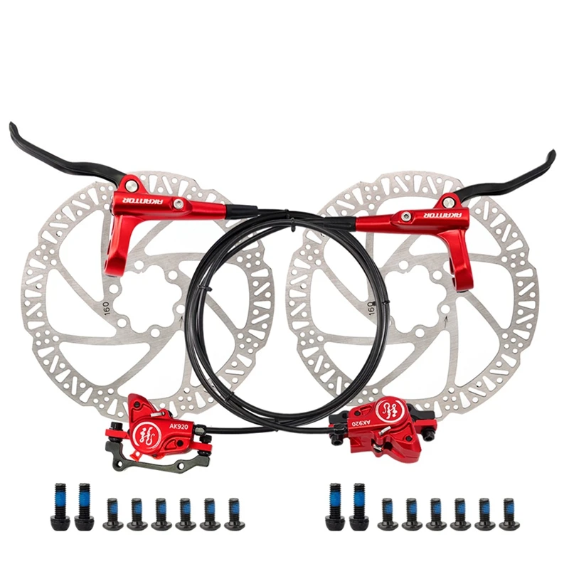 

AKANTOR AK 920 Tamron 1 Series MTB Bike Hydraulic Brakes Bicycle 800Mm/1450Mm Oil Pressure Disc Brakes,160Mm Disc Brake