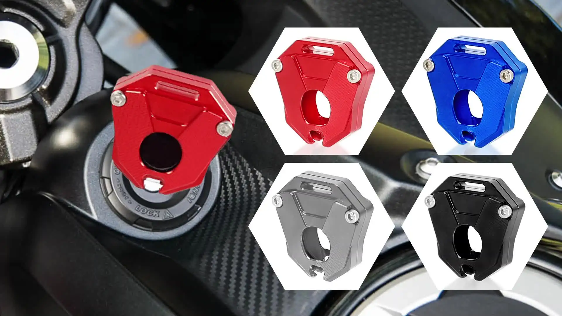 Front Steel Stunt Stay Upper Bracket Windshield Honda CBR 600 F4i FS  (2001-2007) モトファスナー Compatible With CBR600RRF For CBR600 F2 F3 For F4 For F4I