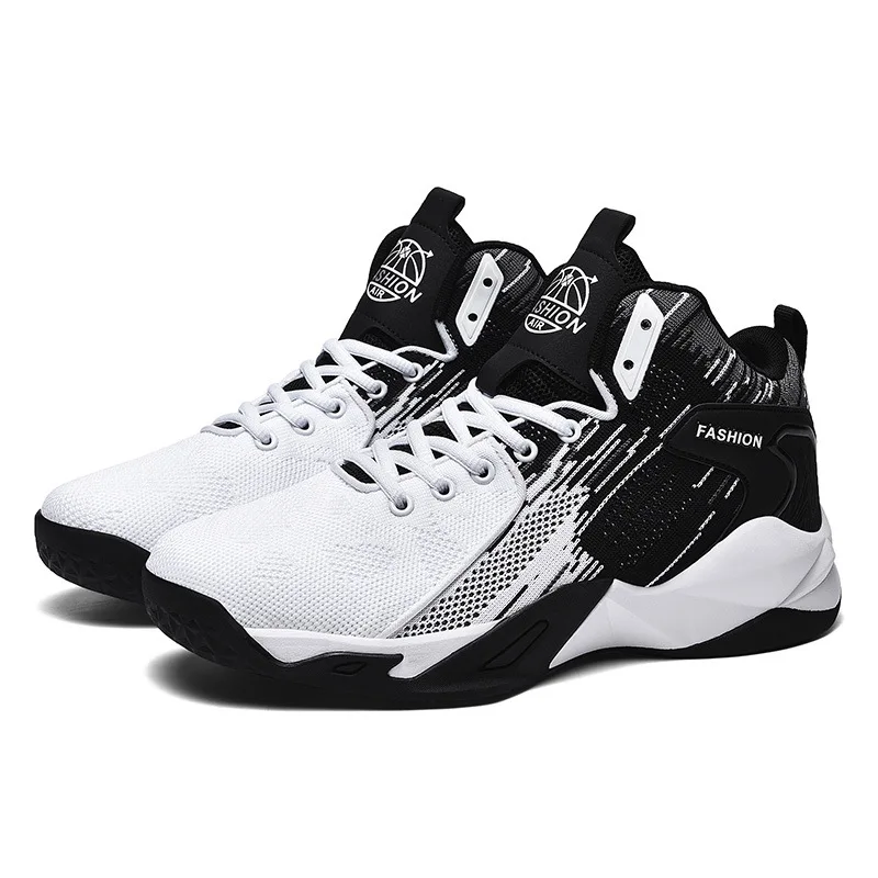 Sneakers Mens Basketball Shoes Breathable Non-Slip Lightweight Outdoor Sports Shoes Gym Training Athletic Shoes Plus Size 39-48