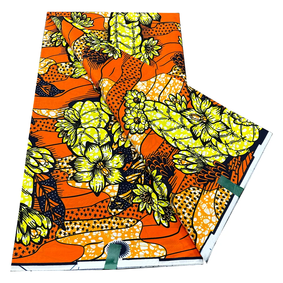 African Wax Fabric Clothing Fabric 100% cotton African Fabric Holland Wax Super Dutch Hollandaise Wax Fabric