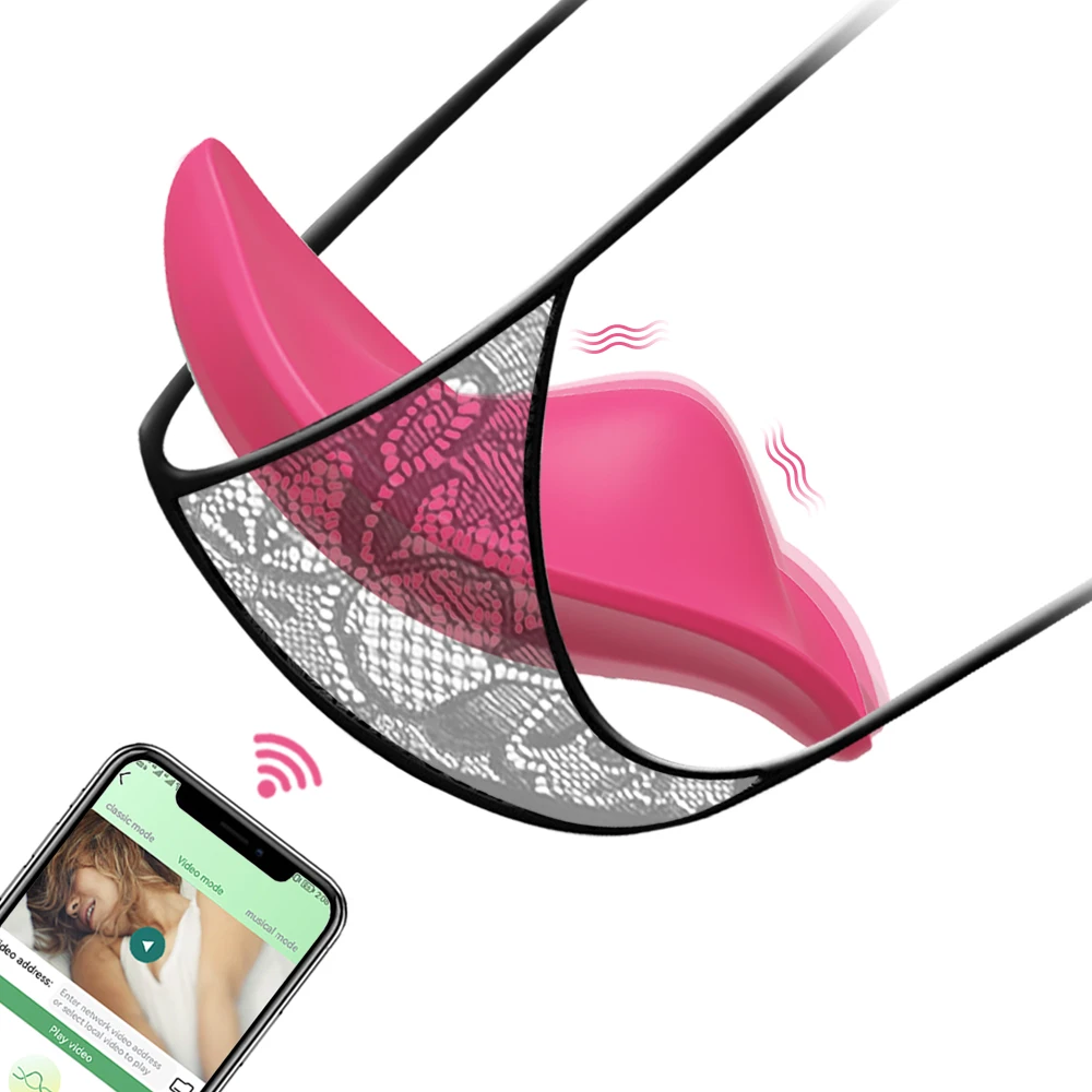 Bluetooth App Vibrator weibliche drahtlose Fernbedienung tragbare vibrierende Ei Klitoris Stimulator Sexspielzeug für Frauen Paare 1