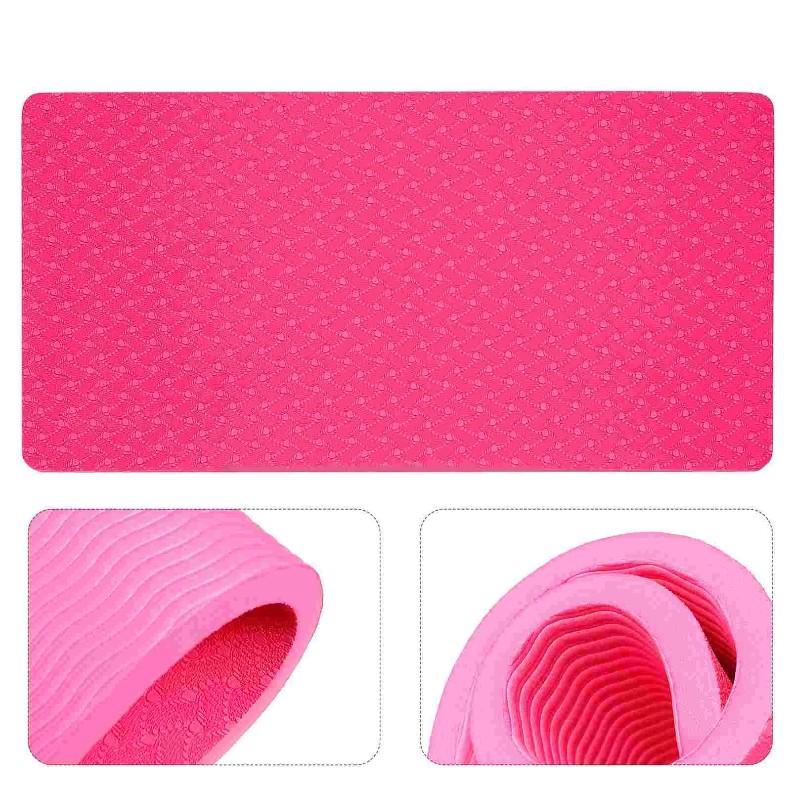 

Kneeling Mat Non Slip Workout Pilates Pad Sports Yoga Exercise Tpe Fitness Training Men and Women