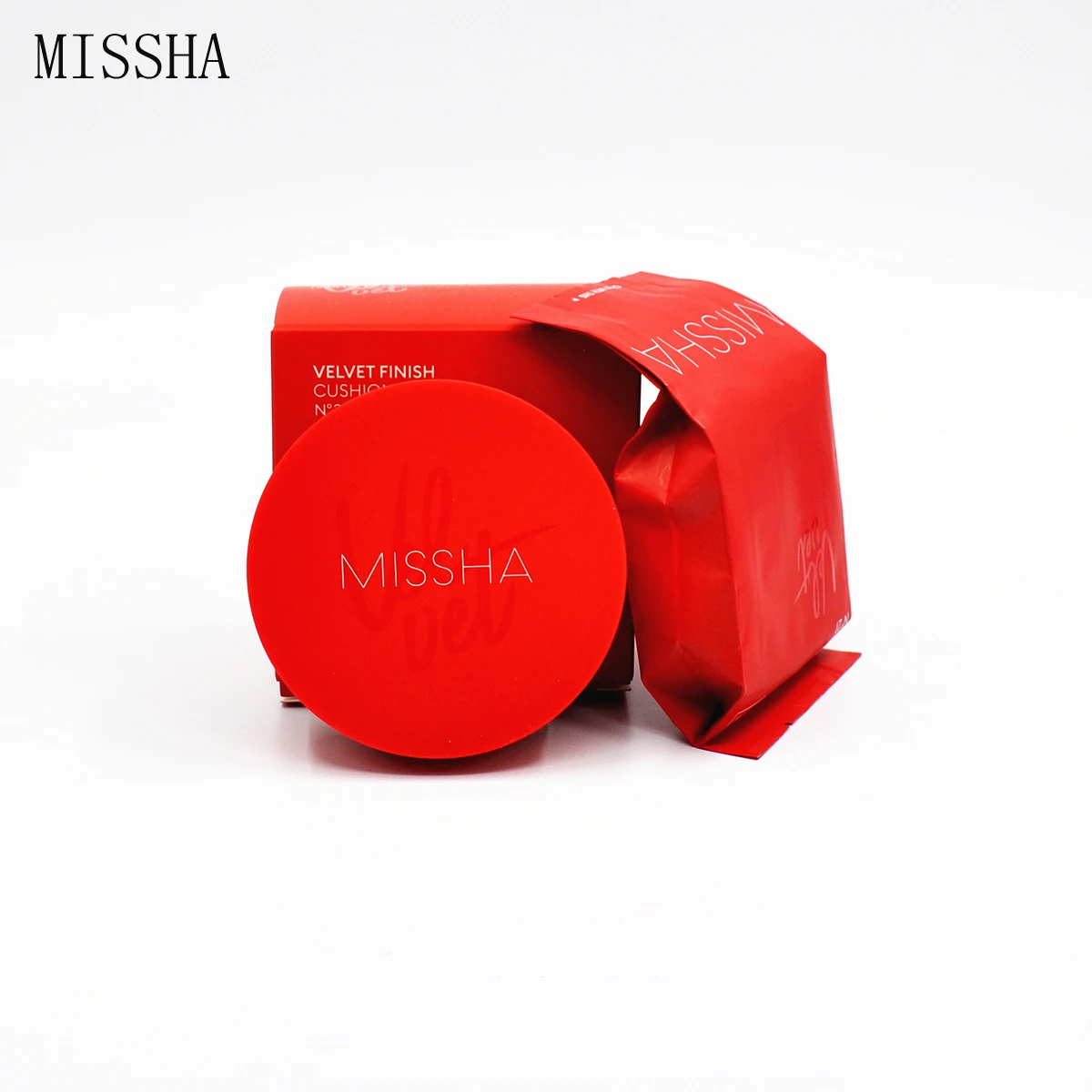 

MISSHA Velvet Finish Cushion BB Cream 15g (SPF50+PA+++)+( Refill 15g ) Korea Moisturizing Foundation Air No Blooming